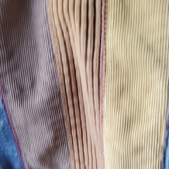 Gypsy Jeans RARE VINTAGE 70'S Striped Women's Flare Jeans - Picture 8 of 15